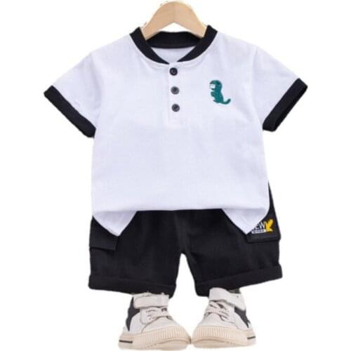 New Summer Baby Girl Clothes Children Boys Sport T-Shirt Shorts 2Pcs/Set Toddler Casual Costume Infant Sportswear Kids Tracksuit