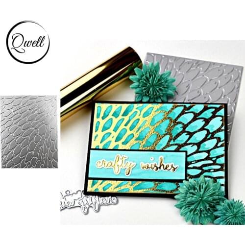 QWELL Metal Hot Foil Plate for Scrapbooking and Cards Making Paper Craft New 2019 die