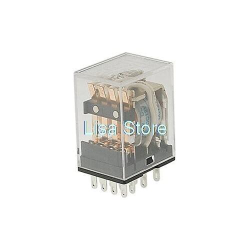 HHC68B-4Z HH54P DC 12V Coil 3A General Purpose Relay 14 Pin 4PDT