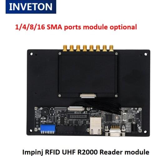 Impinj indy r2000 rj45 tcp/ip rfid asset tag 8ports reader uhf passive long range multi-tag rs232 rfid reader