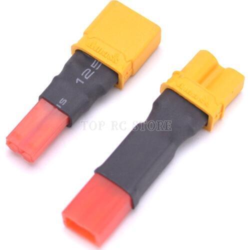 Amass XT30 XT30U to JST Male Female Plug 2S 7.4V Lipo Battery Adapter Connector For RC Battery Models Spare Parts Accessories
