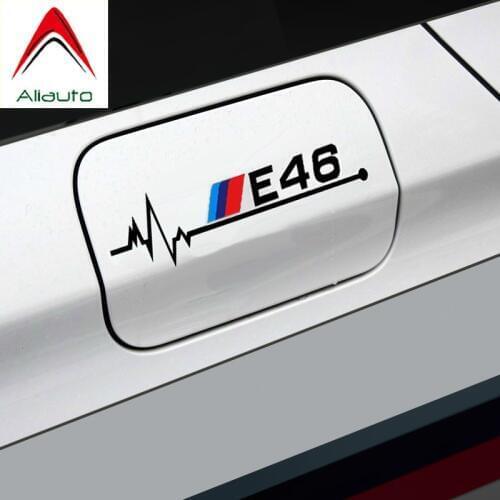 Aliauto Car Fuel Tank Cap Sticker & Decal Accessores PVC for BMW E30 E34 E36 E39 E46 E60 E90 15cm*4cm