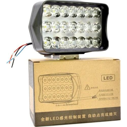 Heavy duty Auto truck Machinary Led work light lamp 12v 24v 36v 48v 60v Electric Motorcycle headlight Offroad Spot headlamp set
