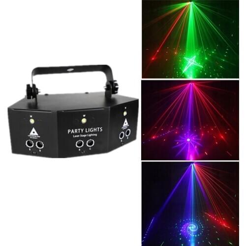 500W Led Laser Strobe Led Disco Licht Laser DMX512 Smart Control Stage Effect Projector Verlichting Voor Dj Verjaardag Ktv parti