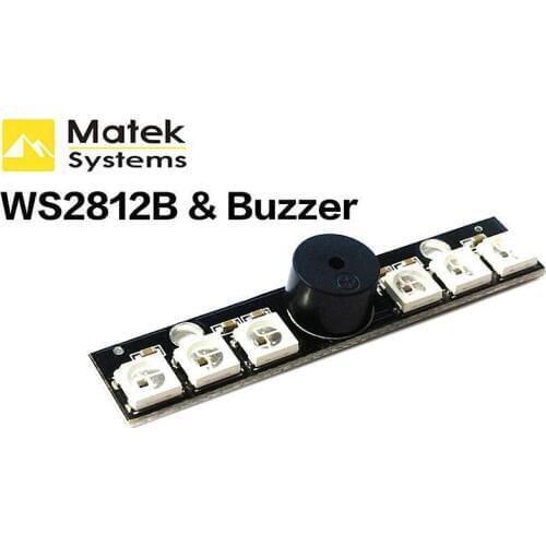 Matek WS2812B LED Board with 5V Buzzer for Naze 32 Skyline 32 Flight Controller