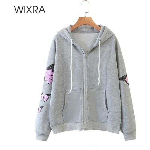 Женские кофты на молнии Wixra China At AliExpress