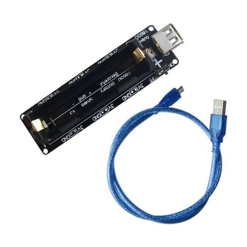 ESP32 ESP32S For Wemos For Raspberry Pi 18650 Battery Charge Shield Board V3 Micro USB Port Type-A USB 0.5A For Arduino Charge