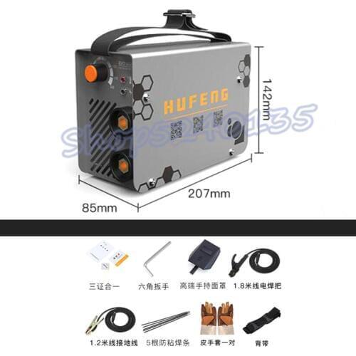 ZX7-200 10-200A 4000W Handheld Mini MMA Electric Stick Welder 220V 200A Inverter Arc IGBT Welding Machine tool