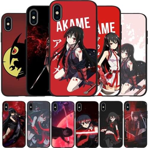Akame Ga Kill Black TPU Silicone Soft Phone Case For iPhone 11 12 Pro X XR XS MAX 5 6 7 8 Plus SE 2020