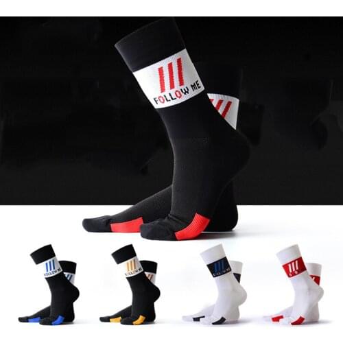 New Breathable Wicking Bicycle Sports Socks Professional Cycling Socks Anti-wear Damping Moisture Absorption Breathable