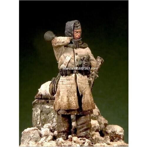 1/35 scale German panzer grenadiers miniatures WWII Resin Model Kit figure Free Shipping