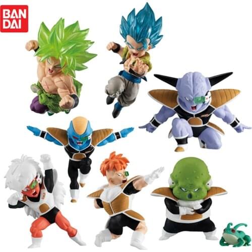 Bandai Original Shokugan Dragon Ball Z Adverge Motion 2 Broli Ginyu Force Action Figure Anime Model Toy Kids Toys
