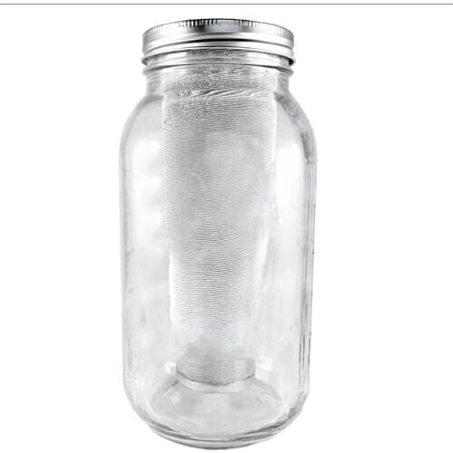 Cold Coffee Maker Coffee Filters for Wide Mouth Mason Jar Stainless Steel Ultra Fine Mesh Tea with Fruit Infuser Iced Coffee Mak