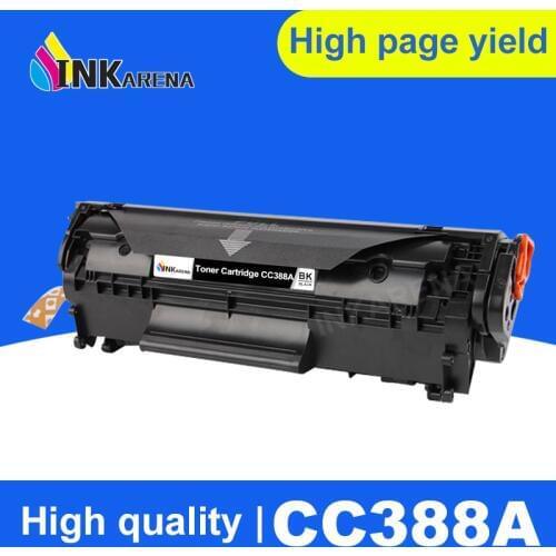 INKARENA Compatible CC388A 88A Black Toner Cartridge Replacement For HP LaserJet P1007 P1008 Pro M1136 M1213nf Printer Powder