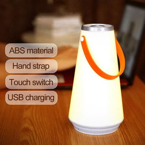 Creative LED Night Light USB Rechargeable Wireless Touch Switch Home Table Lamp Outdoor Emergency Camping Hanging Tent Light