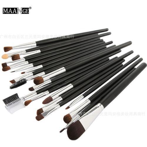 Hot Selling 20 Horse Hair Eye Makeup Brush Set Beauty Tools Blending Brush Foundation Brush Cosmetic Gift for Women