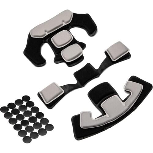 Memory Foam Tactical Pads Replacement Airsoft Helmets Pad 33PCS/Set Cushion Accessories Protective Mat for ACH MICH Team Wendy