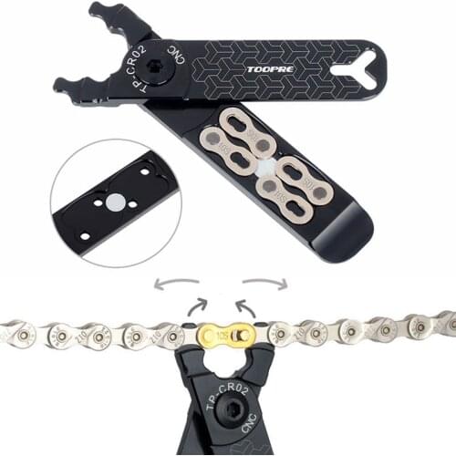 Multi Use Bicycle Chain Pliers Link Removal Wrench Presta Valve Quick Release Tire Lever Magic Buckle MTB Road Bike Chain Repair