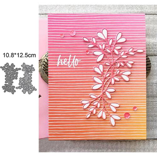 Flower Leaf Set Cut Die Metal Cutting Dies Mold Leaves Scrapbook Embossing Paper Craft Knife Mould Blade Punch Stencils Dies