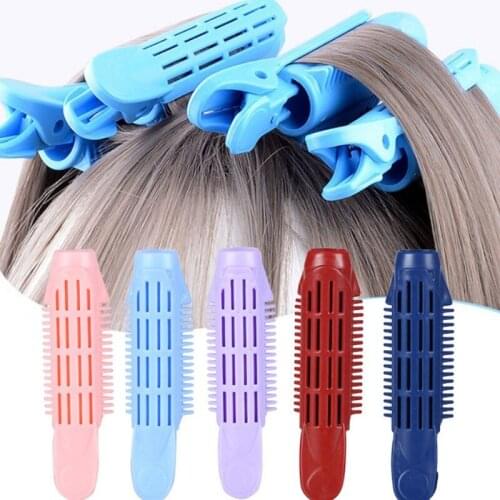 Natural Fluffy Hair Clip Curly Hair Plastic Hair Root Fluffy Clip Bangs Hair Styling Clip Candy Color Hairpins Hair Accessories
