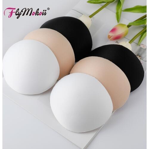 New 10 Pair/Lot Women Intimates Accessories White Round Sponge Swimsuit Pads Summer small Breast Chest Enhancers Insert