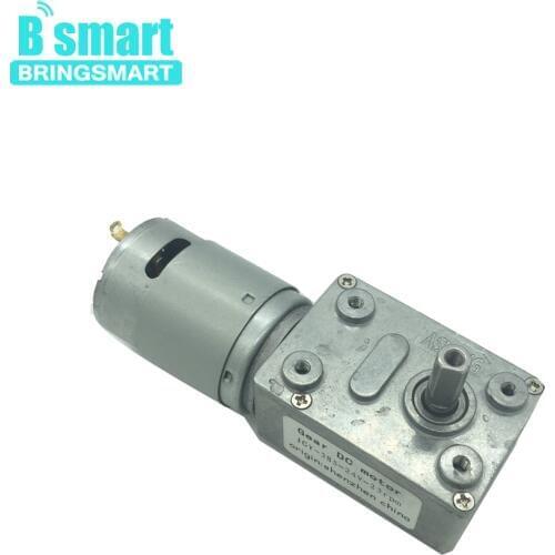 Wholesale JGY385 12V 24V Dc Worm Gear Motor Reverse 8-200rpm-No Load Electric Motor 6V Motor D Shaft For Common Use Bringsmart