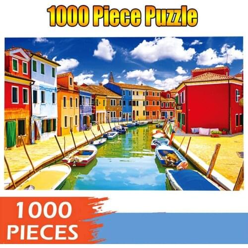 Adults jigsaw Puzzles 1000 Piece Paper Large Puzzle Game Interesting Educational Assemble Toys Personalized Gift For kids Jul8