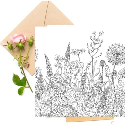 Various Flowers Leaves Dandelion Clear Stamps For DIY Scrapbooking Card Making Silicone Stamps Fun Decoration Supplies