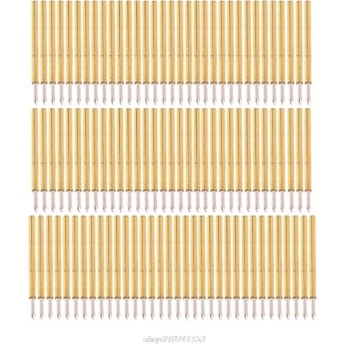 100 Pcs Dia 1.02mm Length 15.85mm 100g Spring Test Probe Pogo Pin Tool P75-B1 JY09 21 Dropshipping