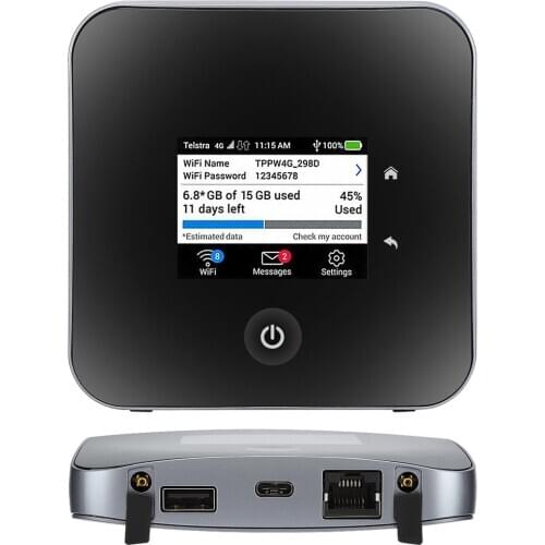 Unlocked EU Netgear Nighthawk M2 MR2100 cat20 1EEEUS 4G 2Gbps 5CA Mobile WiFi Hotspot 4G B1 B3 B7 B8 B20 B28 B38 B40 B41