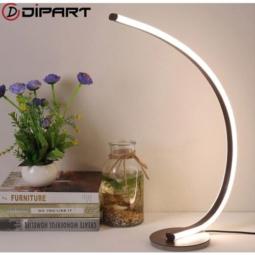 Modern Nordic LED Table Lamps Indoor Decoration Desk Lights Bedroom Reading Lighting Remote Control Bedroom Study Desk Lamp