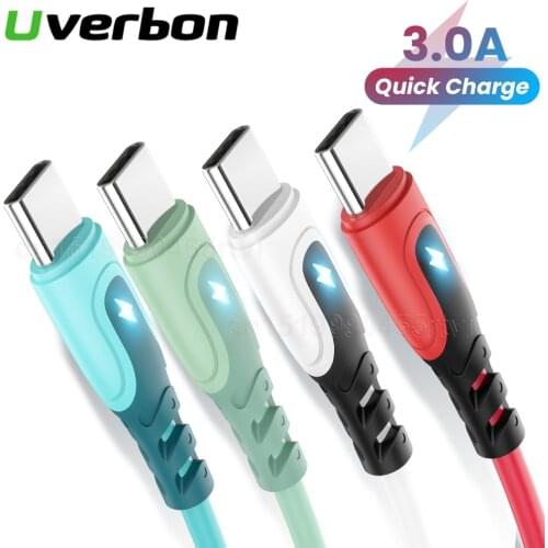 USB C Cable for Xiaomi Redmi Note 10 USB Type C 3A Fast Phone Charging Cord for Huawei P40 Pro Type C Charger Cable USB C