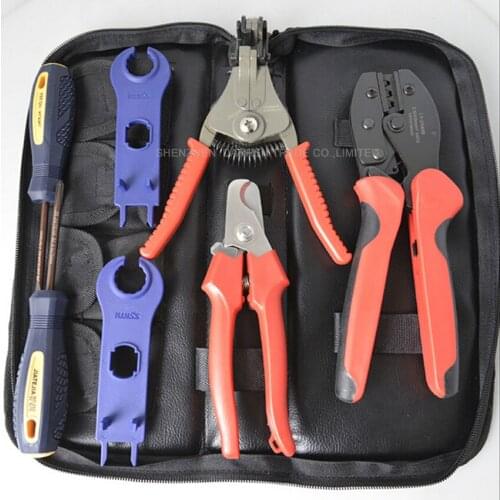 1set Crimper Solar Crimping Tool Kits for 2.5-6.0mm2 Connectors ,LY TOOL For Solar Panel Installation