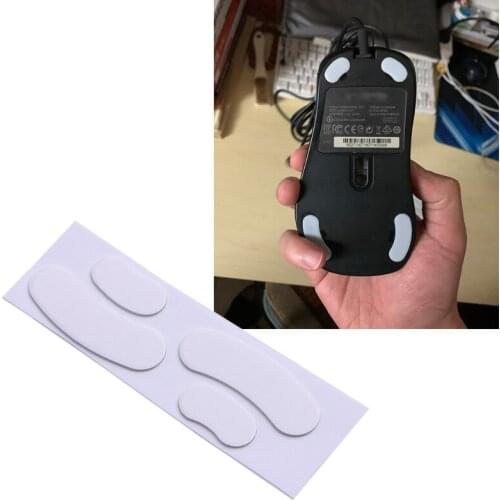 H7EC Mouse Skates Pads 1Pack Rounded Curved Edges Mouse Feet Replacement Compatible with Steel series RIVAL 300 300S Mouse