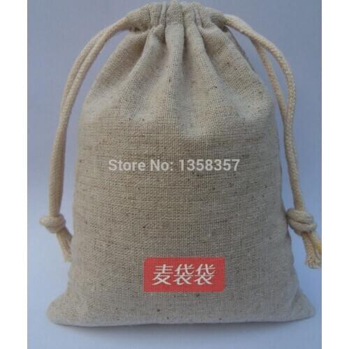 100pcs/lot)High quality jute/linen/flax drawstring jewerly bag for accessory/ring,Size can be customized,many colorswholesale