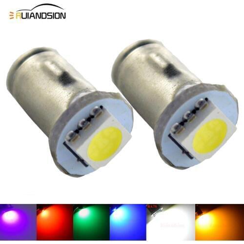 2X BA7S Instrument LED light LED 5050 1-SMD 6V 12V DC Auto MOTOR Replacement HID Yellow red green blue red pink