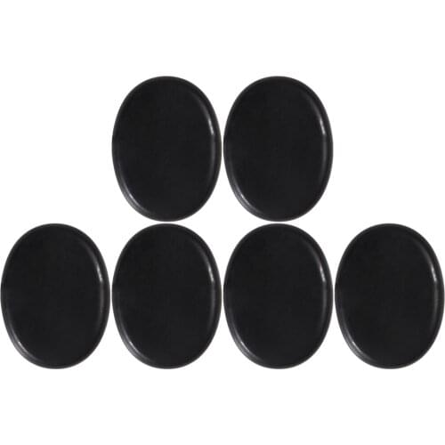 6 PCS Basalt Massage Stones Large Basalt Massage Rocks for Hot Rock Massages
