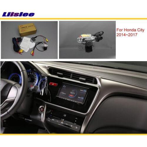 Liislee For Honda City 2014~2017 Ballade / Grace Greiz Reverse Camera / Rear Parking Camera / RCA & Original Screen Compatible