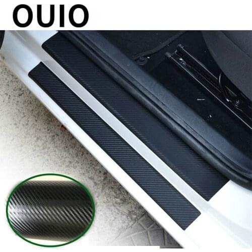 Auto carbon fiber scratch strip protection pad for Hyundai Creta Tucson BMW X5 E53 VW Golf 4 7 5 Tiguan Kia Rio Sportage 2017