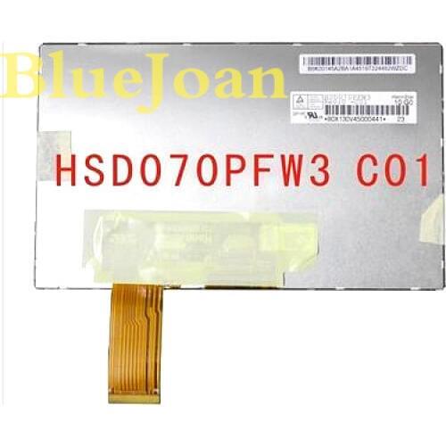 Free shipping 100% Original new 7 inch DVD screen HSD070PFW3 C01 HSD070PFW3 C00 HD special Philco navigation