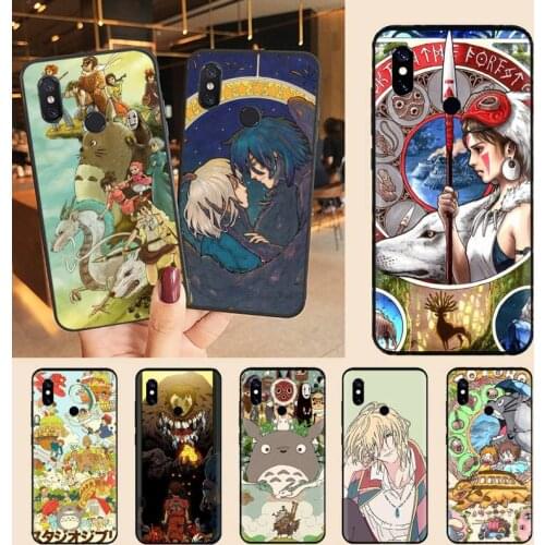 Hayao Miyazaki Totoro Japan anime Phone Case For Xiaomi Redmi note 7 8 9 t max3 s 10 pro lite Luxury brand shell funda coque