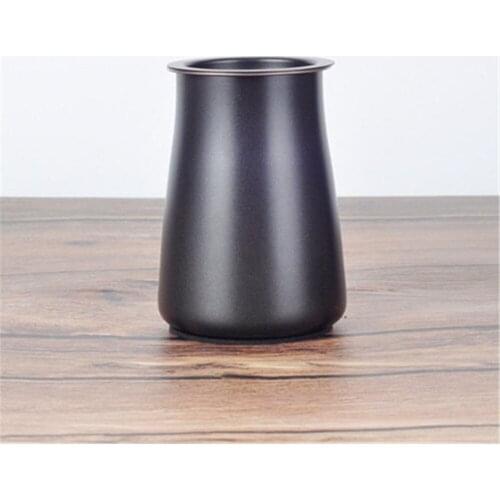 Coffee grinder part Powder cup Stainless steel Coffee powder box with filter cup