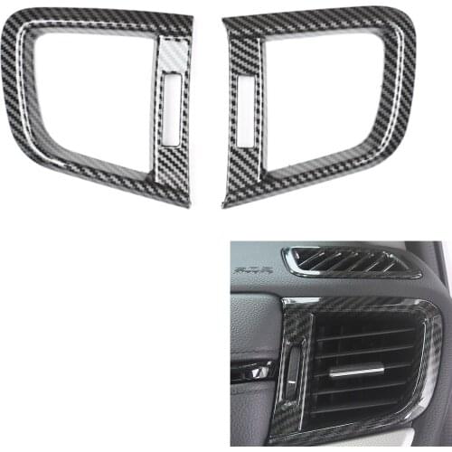 For Honda CR-V CRV 2017-2021 Carbon Fiber Look Side Air Outlet Vent Cover Trim