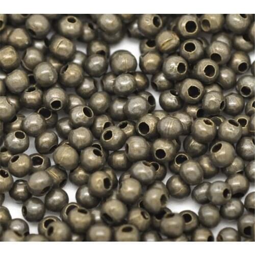 DoreenBeads 3000 Bronze Tone Round Spacer Beads 2mm (B15066), yiwu