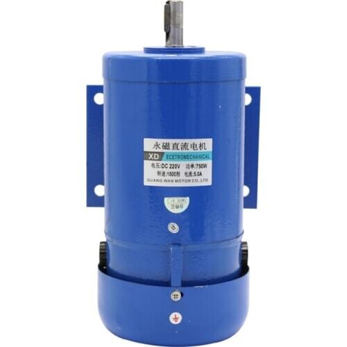 220V DC Permanent Magnet Motor High Speed Motor Speed Control Forward and Reverse Cutting Motor 750W High Power 1800 Rpm Brush
