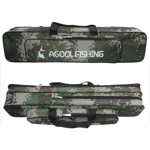 Hyaena 61*16*6cm Waterproof Portable Multifunction Fishing Bag Fishing Lure Reel Shoulder Waist Bag For Fishing