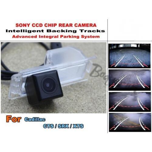 For Cadillac CTS / SRX / XTS Intelligent Car Parking Camera / with Tracks Module Rear Camera CCD Night Vision