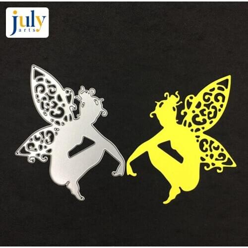 Julyarts Flower Fairy Cutting Dies for Scrapbooking Embossing Craft Metal Carbon Steel Paper Dies Gift Cuts Decorative Crafts