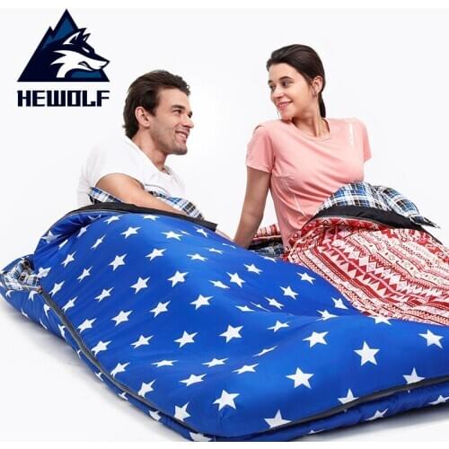 Outdoor Camping Sleeping Bag Lightweight Autumn And Winter Warm Sleeping Bag Widen Thick Traveling Hiking