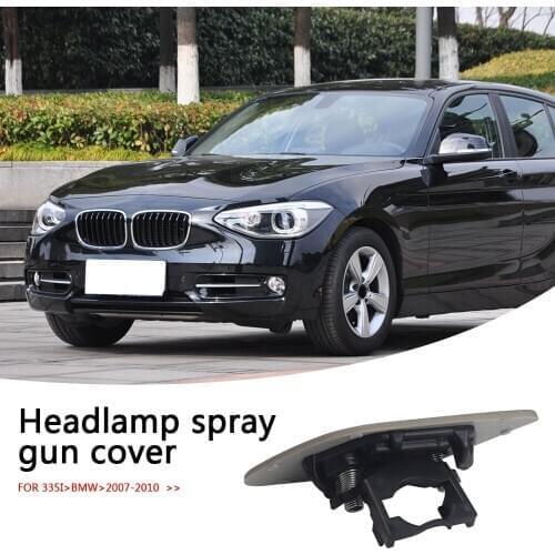 Left Right for BMW 3 Series 328i 335i 07-10 Avant Washers Headlight Cover Headlight Washer Spray Nozzle Cover